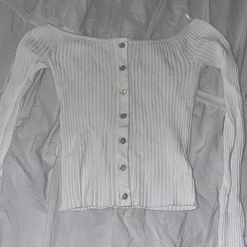 Tight White Button Down